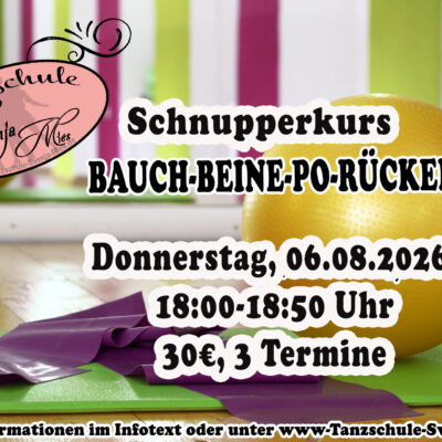 Schnupperkurs Bauch-Beine-Po-Rücken